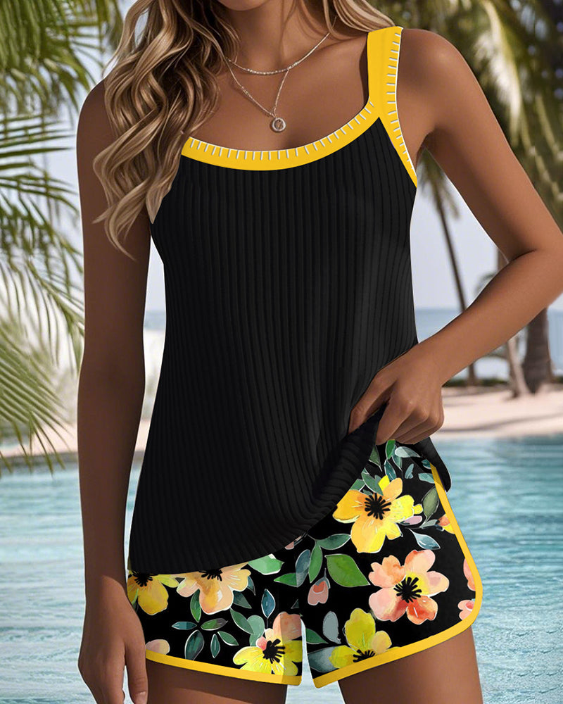 Катарина | Стилен двукомпонентен Tankini комплект