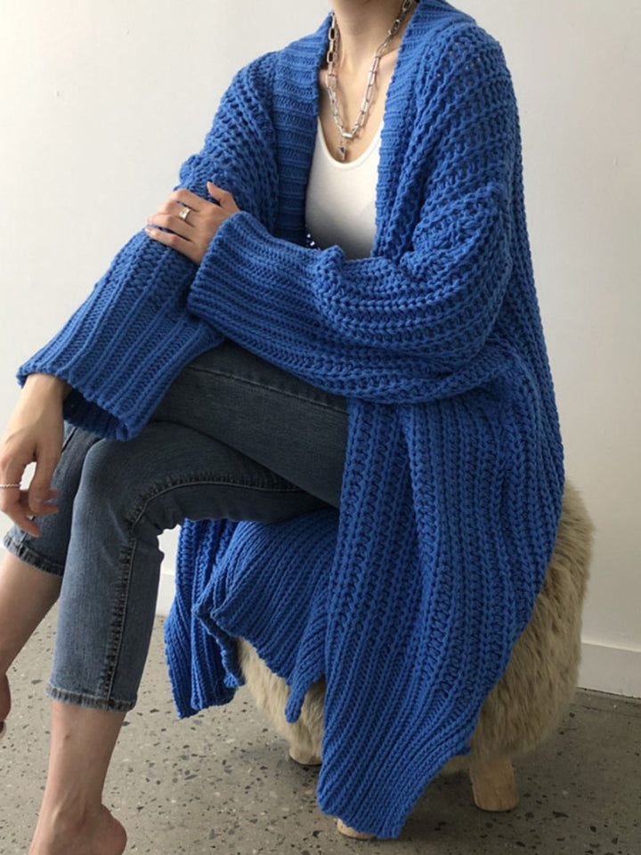 Уютен плетен кардиган с Oversize дизайн