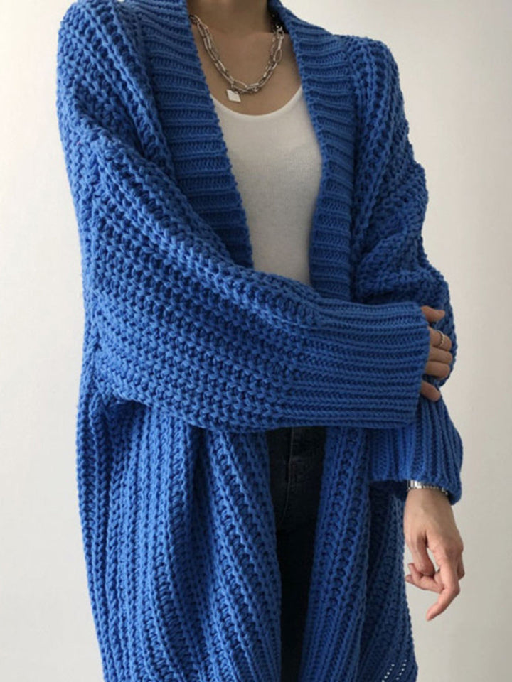 Уютен плетен кардиган с Oversize дизайн