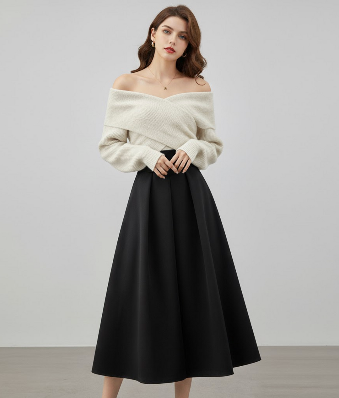 Стилен зимен комплект за жени в casual стил