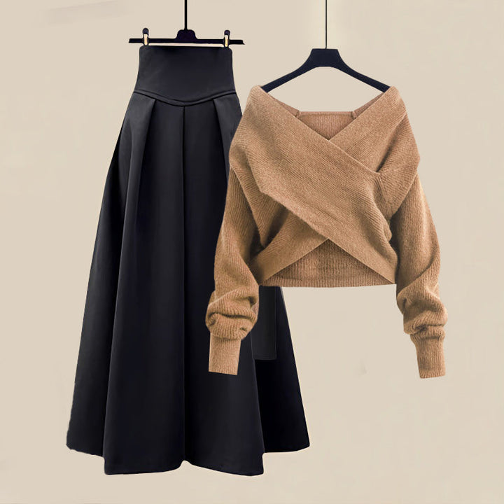 Стилен зимен комплект за жени в casual стил