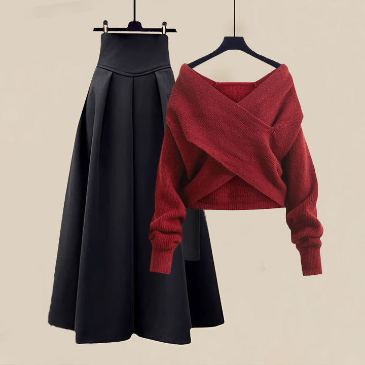 Стилен зимен комплект за жени в casual стил